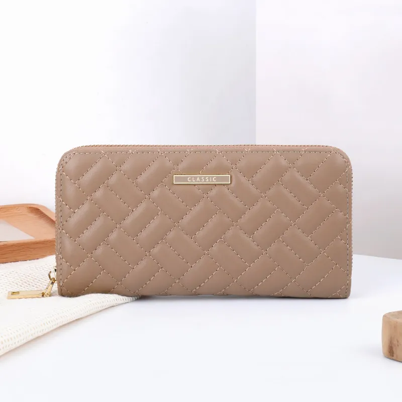 Kožená peňaženka so zipsovým puzdrom na vizitky na zips